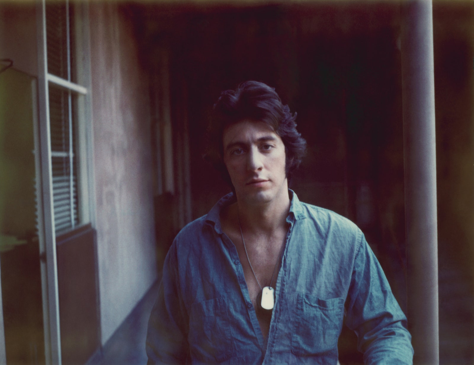 Al Pacino photographed by Jerry Schatzberg in 1972.