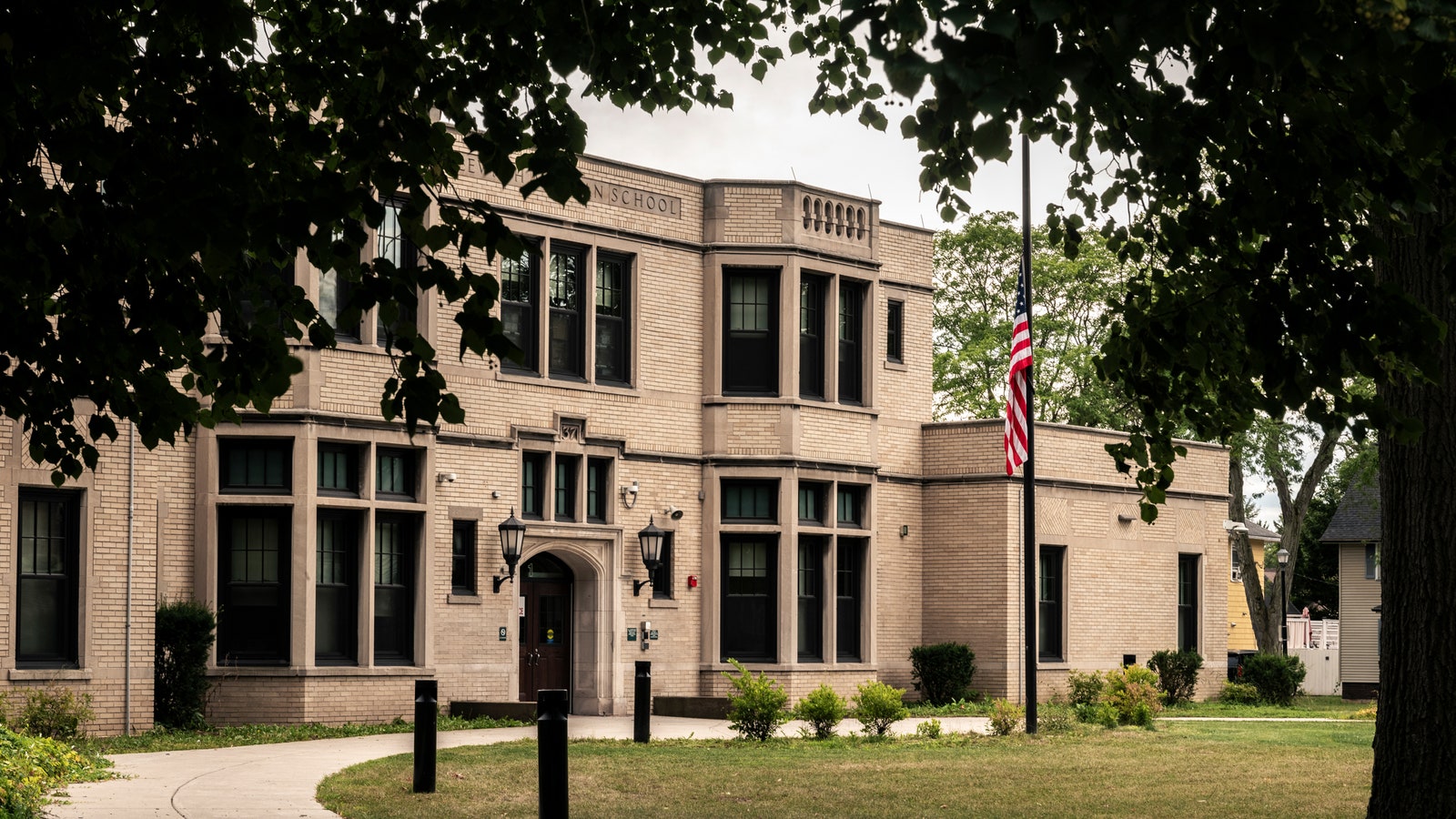 The building that housed Rochesters now shuttered School 10 photographed by Joshua Rashaad McFadden.